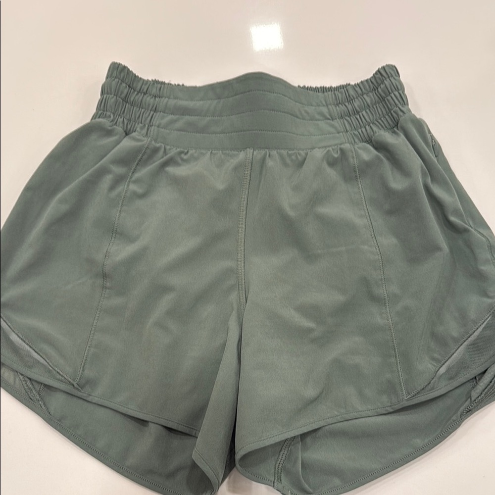 lululemon athletica Green Athletic Shorts Lightweight Performance